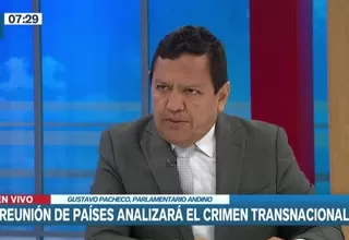 Parlamentario andino, Gustavo Pacheco, propone crear la “Andipol” para combatir el crimen transnacional