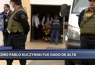 Pedro Pablo Kuczynski fue dado de alta y trasladado a su casa