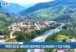 Perú elegido como el mejor destino Culinario y Cultural