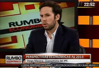 Perú: PBI crecería entre 4.5 a 5 por ciento para el 2015