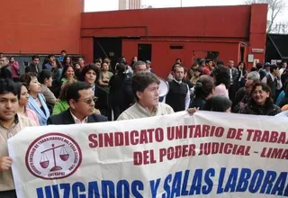 Poder Judicial: trabajadores continúan en paro