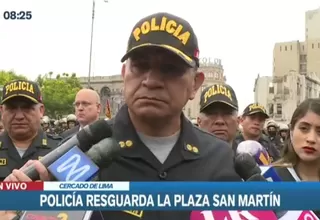 Policía usará perdigones de goma en Lima ante actos de violencia