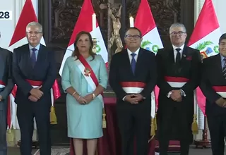 Presidenta Boluarte juramentó a cuatro nuevos ministros de Estado