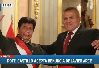Presidente Castillo aceptó la renuncia de Javier Arce al Midagri