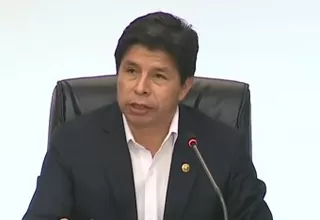 Presidente Castillo: Seguimos trabajando por la gobernabilidad 