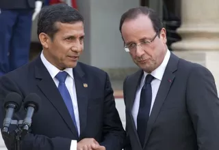 Presidente Humala se reunirá con su homólogo francés en setiembre