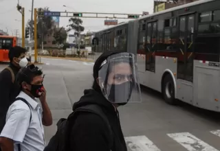 Protransporte: "Más del 95 % de personas ya llevan protector facial"