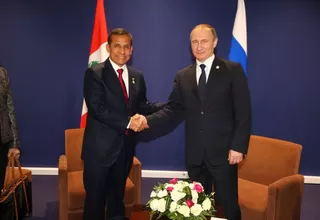 Putin y Humala suscriben declaración sobre asociación estratégica en París