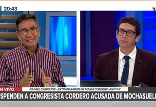 Rafael Cabrejos: "Me dijeron que la congresista [María Cordero] pedía el 50%"