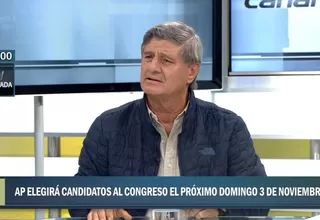 Raúl Diez Canseco: "No hay una rebelión en Acción Popular"