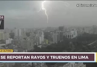 Rayos y truenos cayeron en Lima: ¿Por qué ocurrió el fenómeno?