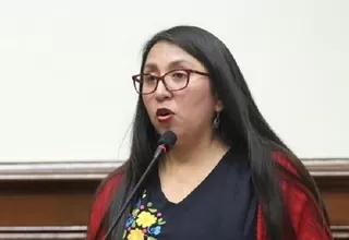 Ruth Luque: Es inaceptable que continúen al frente del Poder Legislativo personas involucradas en escándalos