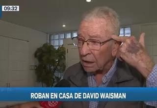 San Isidro: Delincuentes asaltaron a exvicepresidente David Waisman