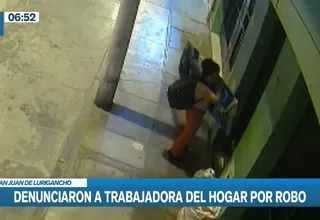 San Juan de Lurigancho: Trabajadora del hogar robó dinero y televisor