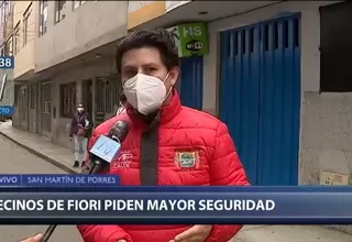 San Martín de Porres: Alcalde pide al Mininter mayor seguridad en Fiori