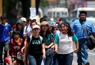 Senamhi: Reportan altas temperaturas en algunos distritos de Lima Metropolitana