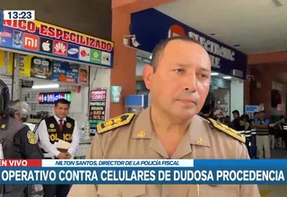 SJL: Operativo policial en mercado Sarita Colonia revela contrabando de celulares