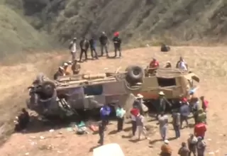 Sutran: Bus que se accidentó en Otuzco excedía su capacidad de pasajeros