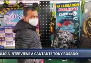 Tacna: Cantante Tony Rosado fue intervenido en un restaurante junto a sus músicos