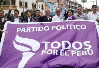 Todos por el Perú: En 13 distritos electorales hay dos listas del partido