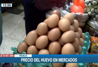 Trujillo: Precio del huevo oscila entre los S/ 8.50 y S/ 9.00 