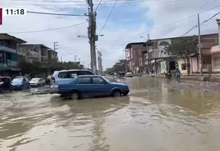Tumbes: Calles inundadas tras lloviznas de cinco horas exponen falta de prevención