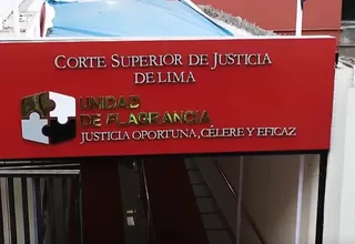 Unidad de Flagrancia en Lima Centro: Más de 70 detenidos fueron condenados en dos meses 