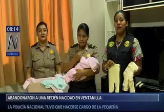 Ventanilla: abandonan a recién nacida dentro de una caja de cartón