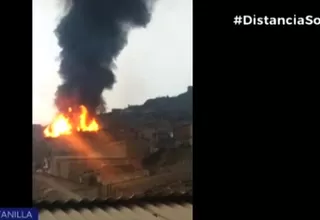Ventanilla: Reportan incendio en fábrica de la zona industrial de Pachacútec