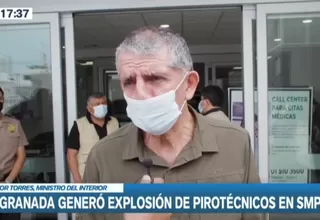 Víctor Torres: Granada generó explosión de pirotécnicos en SMP