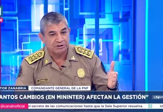 Víctor Zanabria: "Tantos cambios en el Mininter afectan la gestión"