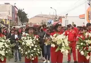 [VIDEO] Chorrillos: Despiden a Ángel Torres, bombero fallecido en tragedia de Jorge Chávez 