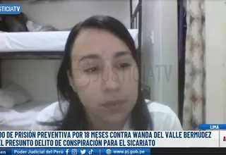 Wanda del Valle participó en audiencia virtual de prisión preventiva