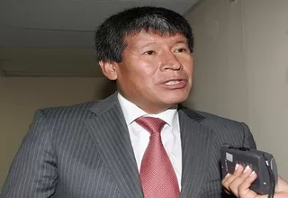 Wilfredo Oscorima llegó a Ayacucho para retomar sus funciones como gobernador