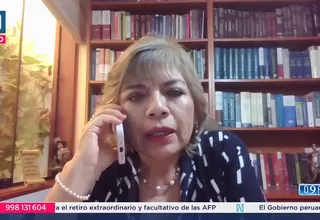 Zoraida Ávalos: Yo no he cometido infracción constitucional ni ningún delito