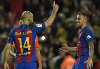 Barcelona apabulló 7-1 a Osasuna con doblete de Messi y gol de Mascherano