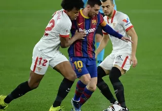 Barcelona cayó 2-0 ante Sevilla en el partido de ida por las semifinales de la Copa del Rey
