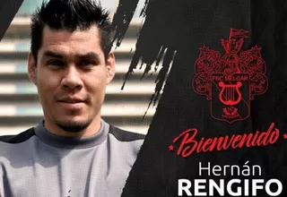 Hernán Rengifo fue presentado como el nuevo delantero de Melgar
