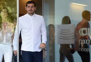 Iker Casillas recibió el alta médica y abandonó el hospital de Porto
