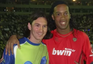 Ronaldinho desea a Lionel Messi "muchos momentos de alegría" en el PSG