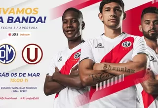 Municipal vs. Universitario por la fecha 5 del Apertura se jugará con ambas hinchadas