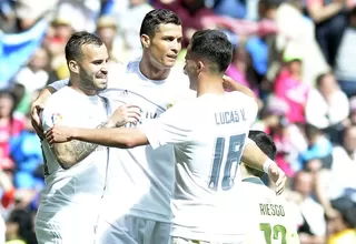 Real Madrid goleó 4-0 al Eibar por la Liga española