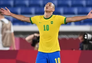 Brasil venció 4-2 a Alemania con triplete de Richarlison en su debut en Tokio 2020