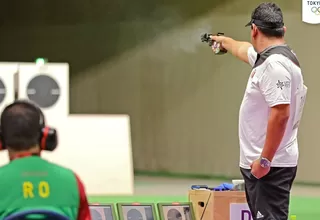 Tokio 2020: Marko Carrillo compitió en la fase 1 clasificatoria de pistola tiro 25 metros