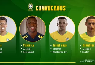 Vinícius fue convocado por Brasil para amistosos preparatorios para Copa América