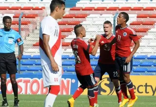 Perú cayó con Colombia y prácticamente se despidió del Mundial Sub 20
