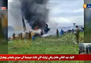 Argelia: 257 muertos en accidente de avión militar
