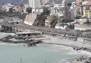 Chile: miles marcharon en Valparaíso rumbo al Congreso para plantear demandas