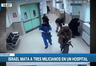 Comando israelí abatió a tres terroristas en un hospital de Cisjordania