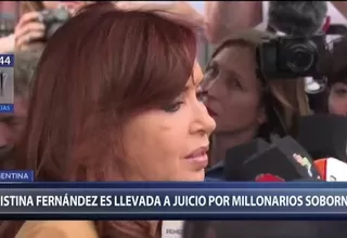 Cristina Fernández es llevada a juicio en Argentina por los "cuadernos de la corrupción"